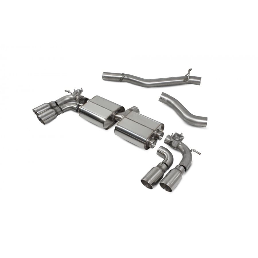 VW GOLF 8 R - DUPLEX SPORTAUSPUFF ANLAGE AB OPF Ø 80MM – Bild 2