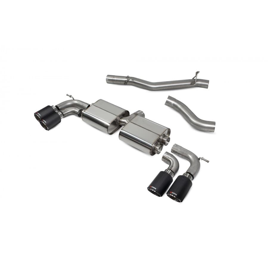 VW GOLF 8 R - DUPLEX SPORTAUSPUFF ANLAGE AB OPF Ø 80MM – Bild 2