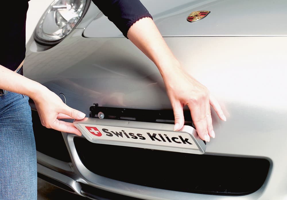 SWISS KLICK Nummernrahmen Langformat SET – Bild 2