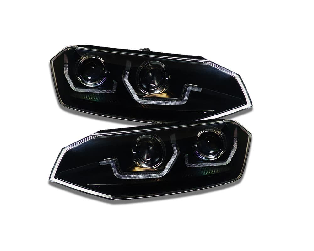 VW POLO - ANGEL EYES SCHEINWERFER MIT LED DYNAMIC BLINKER