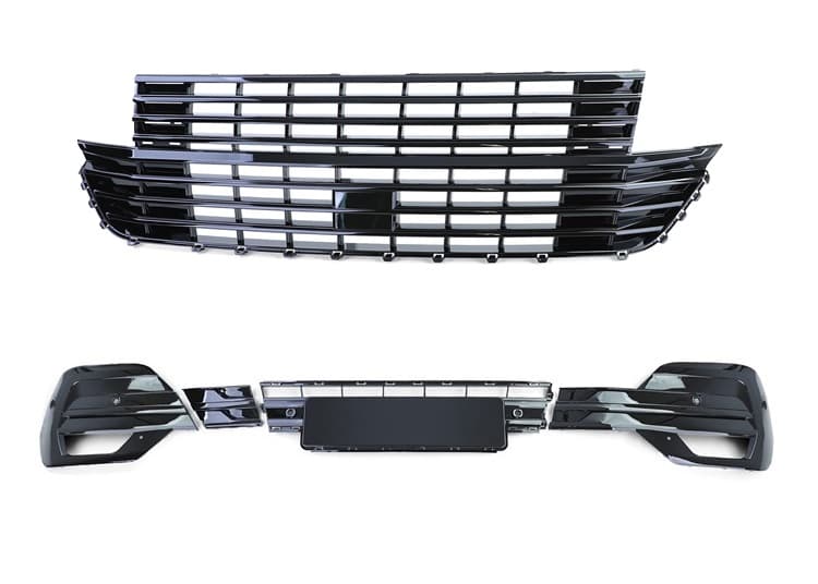 VW T6.1 - FRONTGRILL + GITTER - UMBAUSET BG V.2