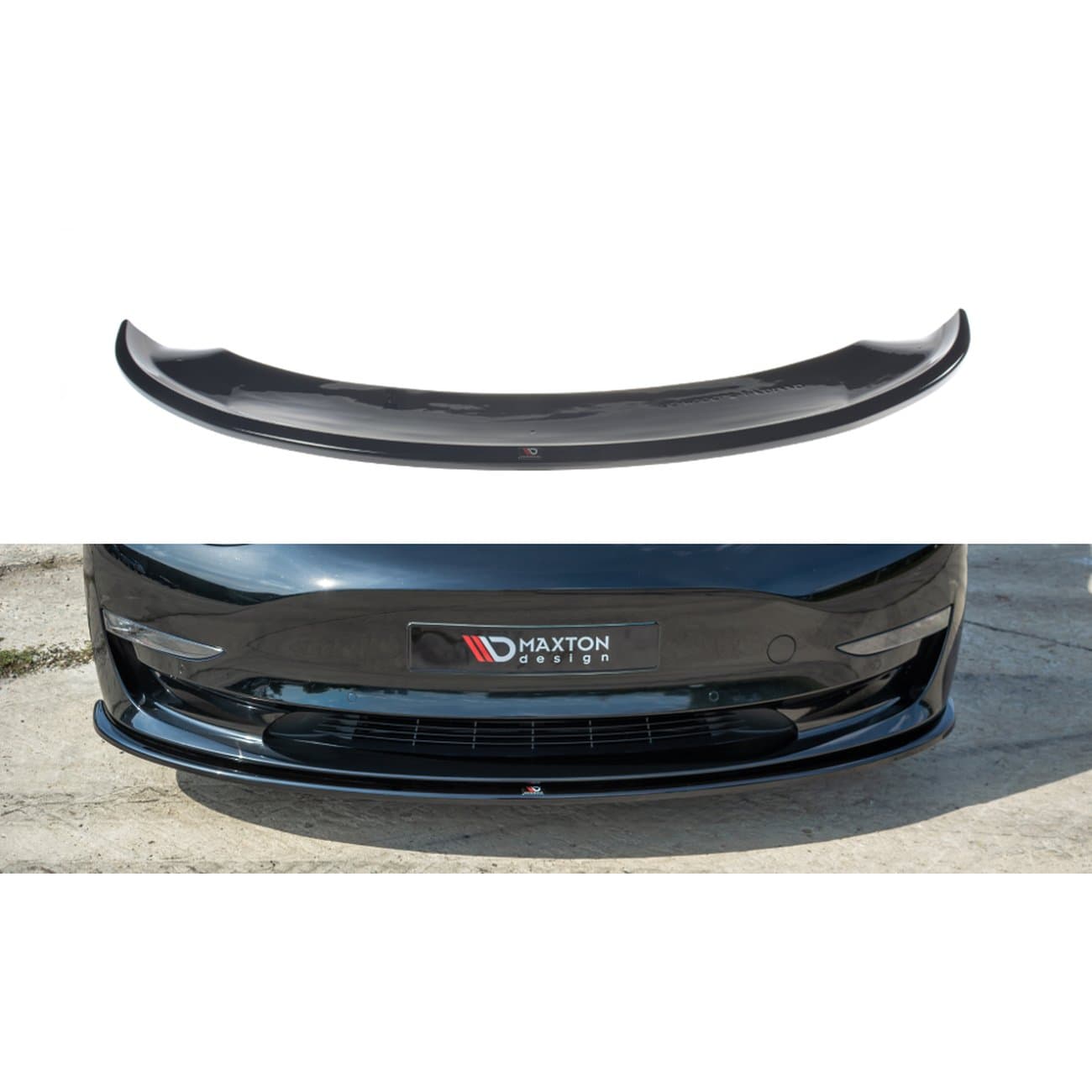 TESLA MODEL 3 - MAXTON DESIGN FRONTSPOILER LIPPE
