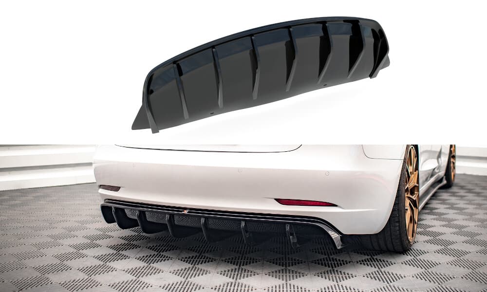 TESLA MODEL 3 - MAXTON DESIGN HECK DIFFUSOR ANSATZ