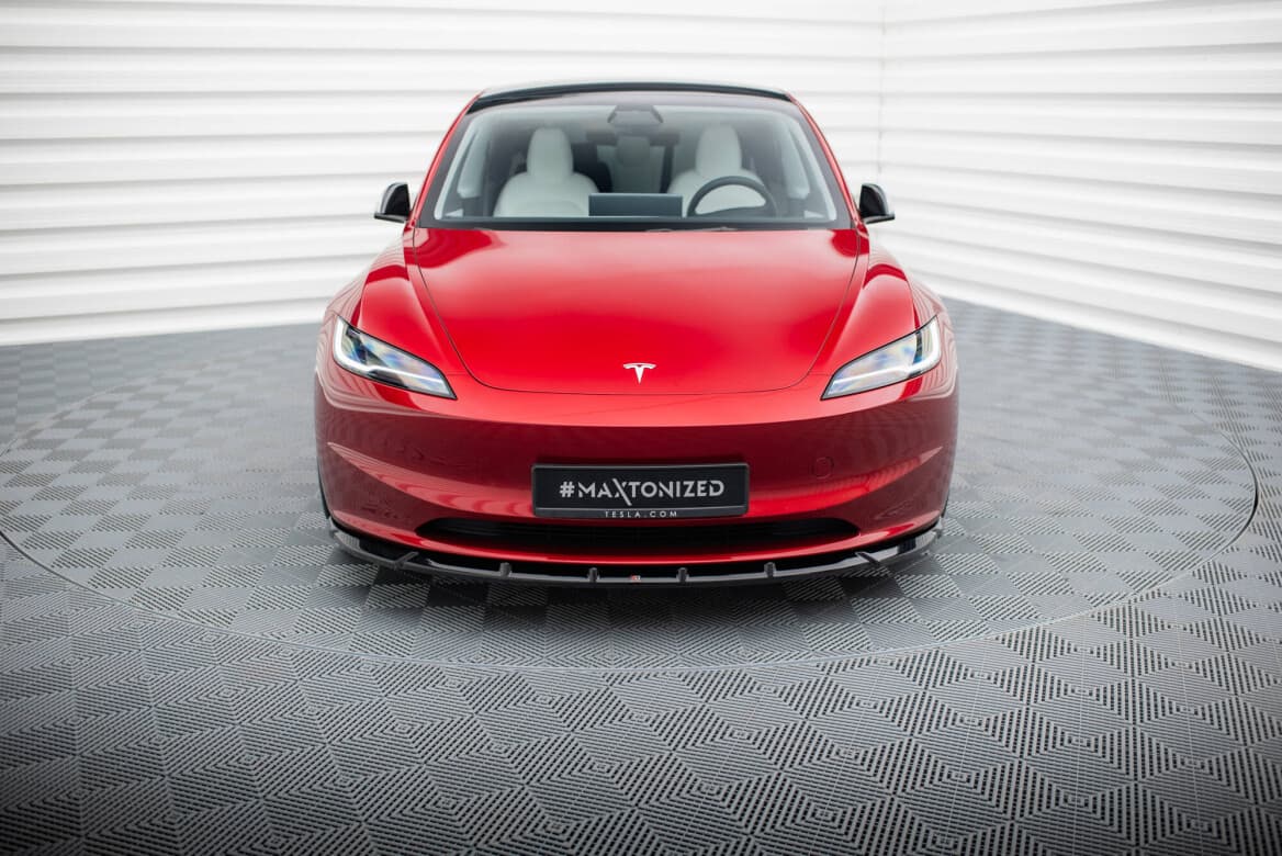 TESLA MODEL 3 2023+ - MAXTON DESIGN FRONTSPOILER LIPPE V.2 – Bild 2