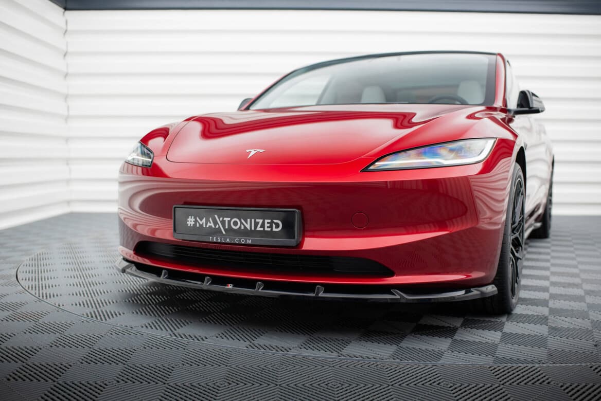 TESLA MODEL 3 2023+ - MAXTON DESIGN FRONTSPOILER LIPPE V.2 – Bild 3