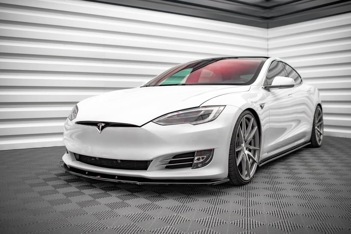 TESLA MODEL S 2016->2020 - MAXTON DESIGN FRONTSPOILER LIPPE – Bild 5