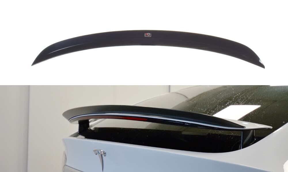 TESLA MODEL X 2021+ - MAXTON DESIGN HECK SPOILER LIPPE CAP ABRISSKANTE V.2