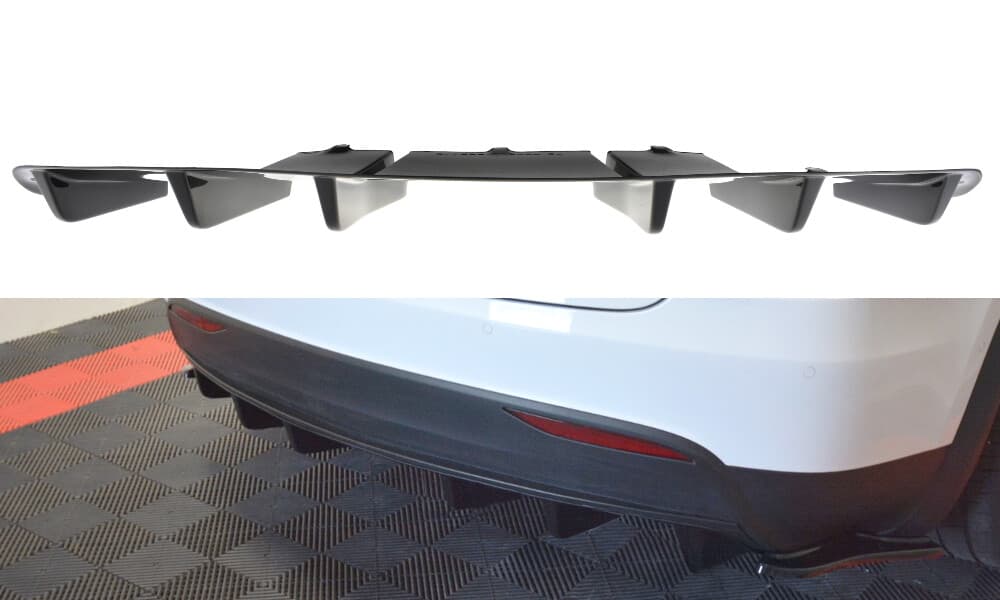 TESLA MODEL X - MAXTON DESIGN HECK DIFFUSOR ANSATZ