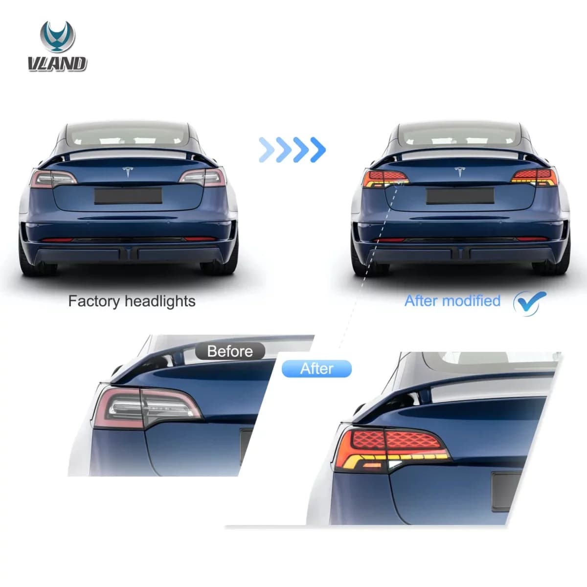TESLA MODEL 3 - LED LIGHTBAR RÜCKLEUCHTEN V.2 – Bild 3