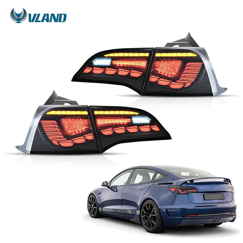 TESLA MODEL 3 - OLED LIGHTBAR RÜCKLEUCHTEN V.1 – Bild 2