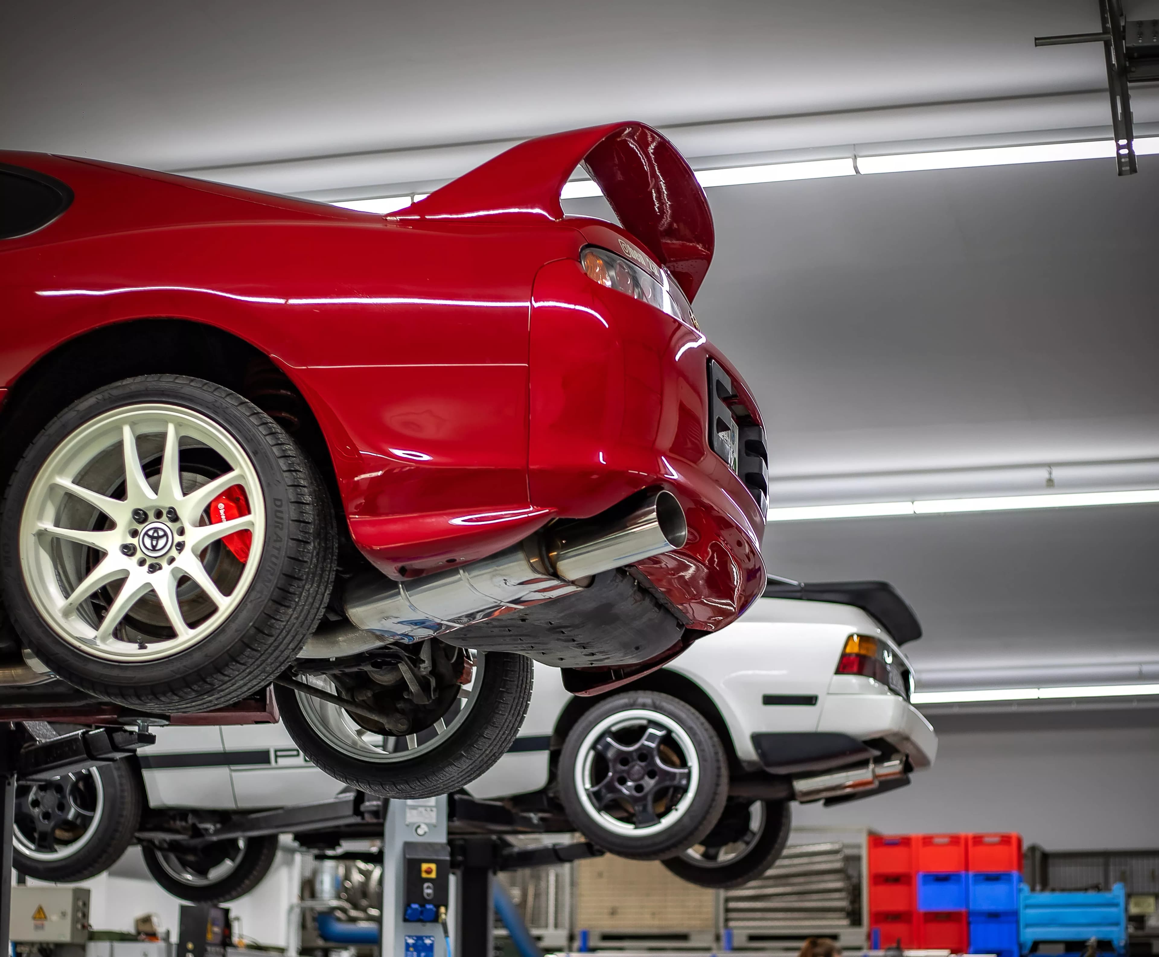 TOYOTA SUPRA - FOX VORSCHALLDÄMPFER Ø 80MM – Bild 3