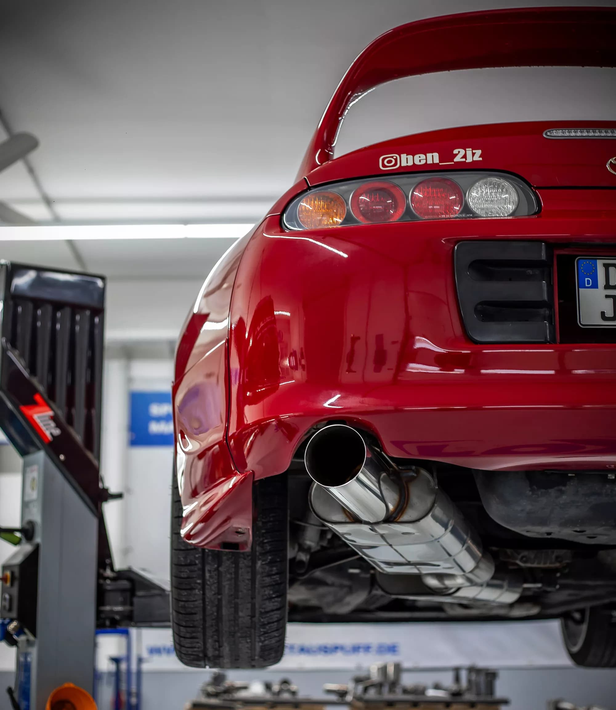 TOYOTA SUPRA - FOX VORSCHALLDÄMPFER Ø 80MM – Bild 4