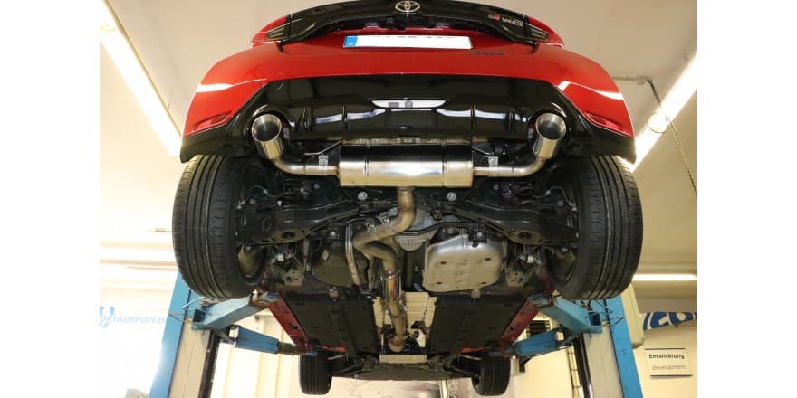 TOYOTA YARIS GR - FOX DUPLEX SPORTAUSPUFF ANLAGE AB OPF – Bild 2