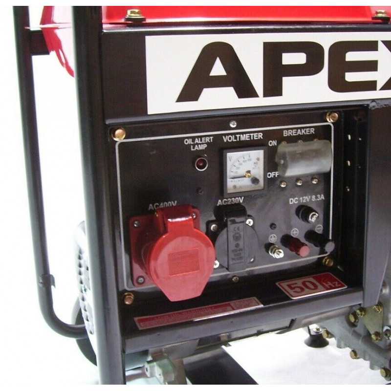 06282 APEX Diesel Stromerzeuger Generator 5500A 10PS 406ccm – Bild 2