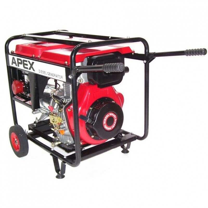 06282 APEX Diesel Stromerzeuger Generator 5500A 10PS 406ccm – Bild 3