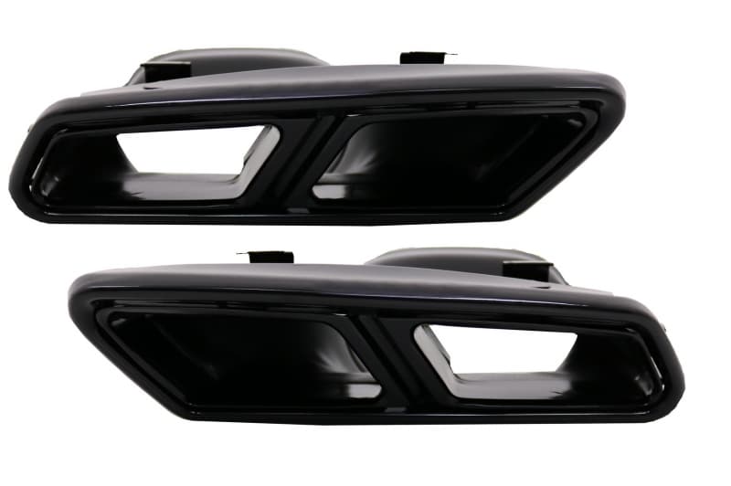 MERCEDES E-KLASSE - AUSPUFFBLENDEN AMG OPTIK BLACK EDITION