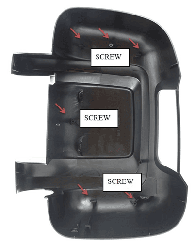 Spiegelcover für Citroen Jumper Fiat Ducato Peugeot Boxer / rechts – Bild 2