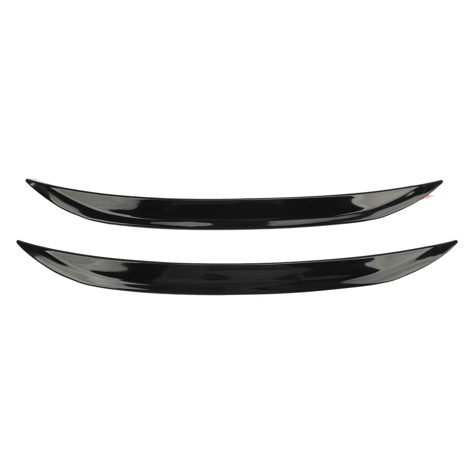 2x Universal 35cm Auto Schmutzfänger Radabdeckungen Schwarz Glanz V.2 – Bild 2