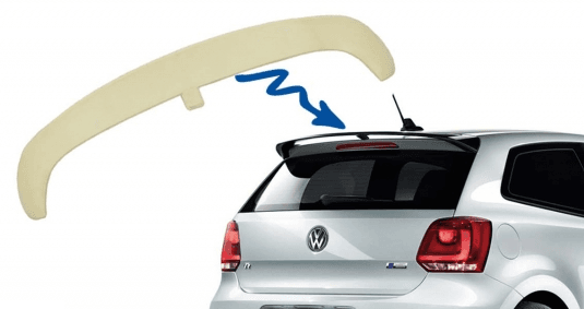 VW POLO - DACHSPOILER WRC OPTIK