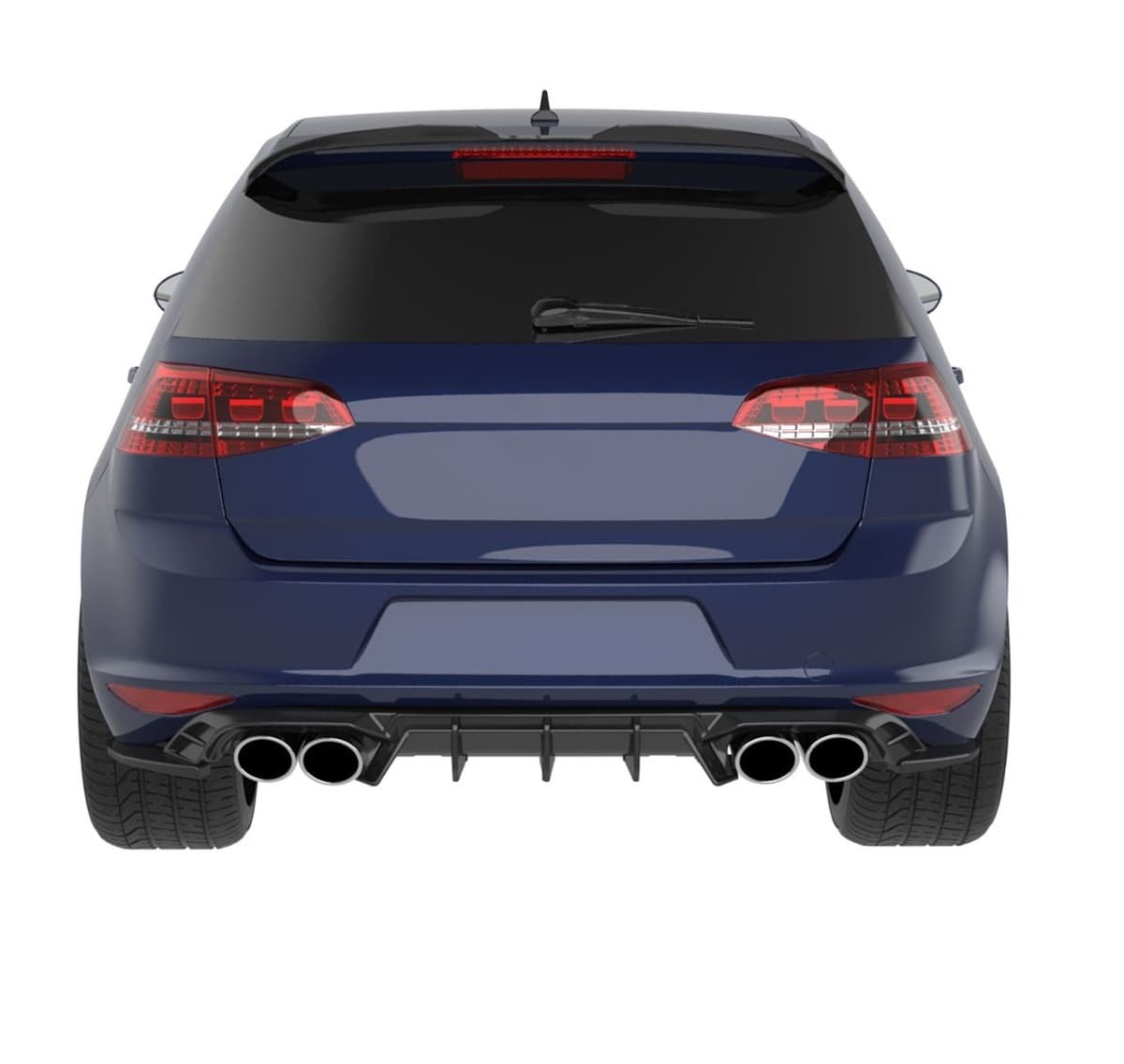 VW GOLF 7 R - APEX HECK DIFFUSOR OO-OO – Bild 2