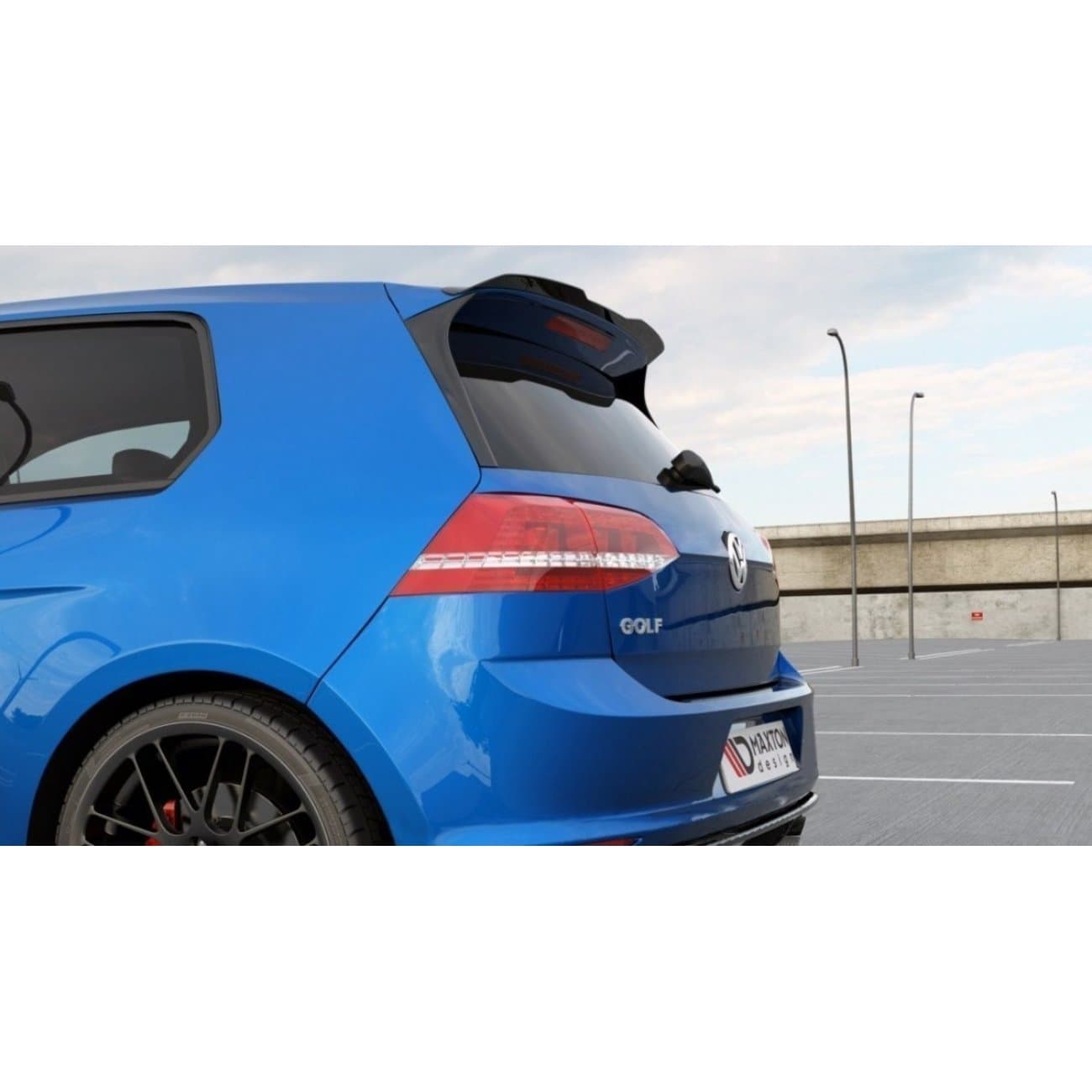 VW GOLF 7.5 R - MAXTON DESIGN DACHSPOILER LIPPE ANSATZ – Bild 3