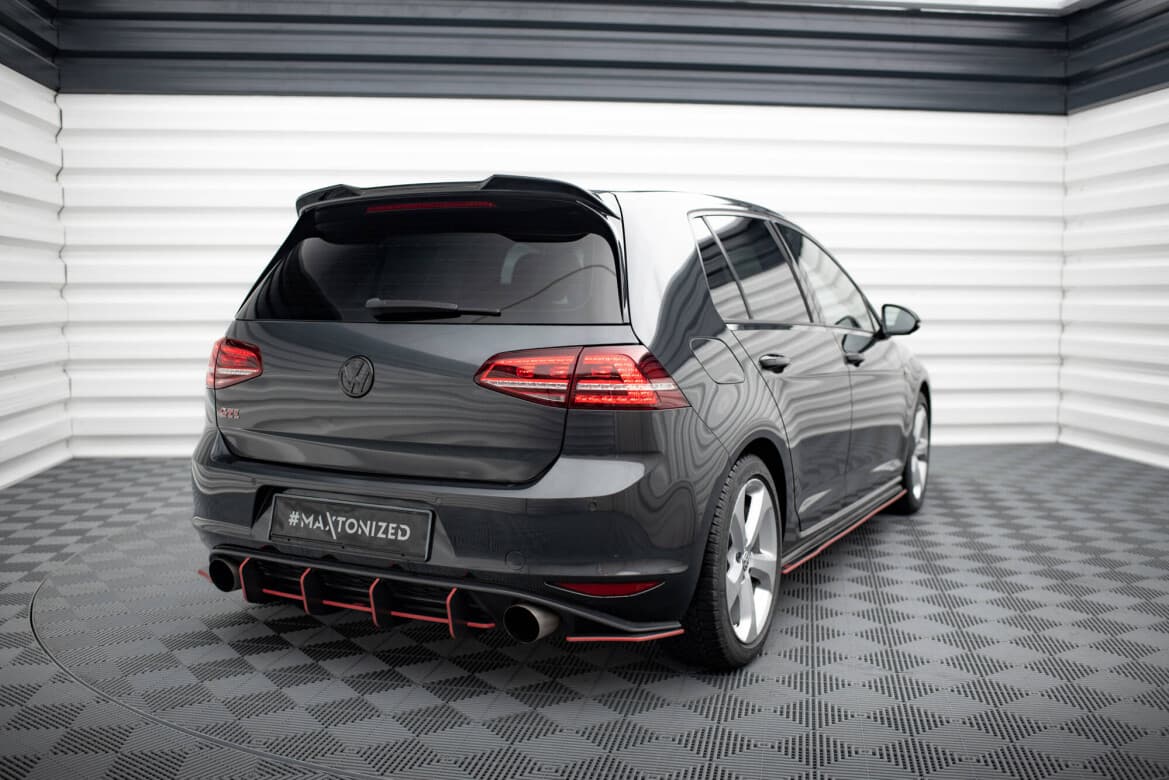 VW GOLF 7.5 R - MAXTON DESIGN 3D DACHSPOILER LIPPE ANSATZ – Bild 3