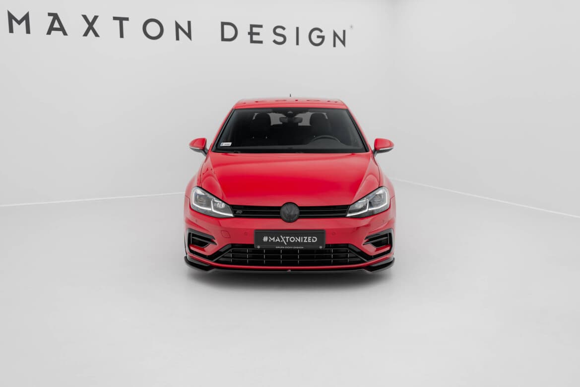VW GOLF 7.5 R - MAXTON DESIGN FRONTSPOILER LIPPE (GLANZ) (DTC) V.3 – Bild 5