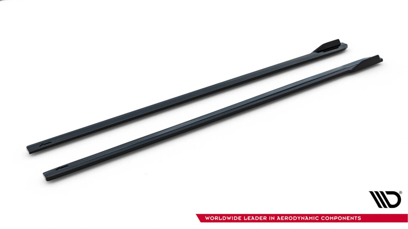 VW GOLF 7.5 R - MAXTON DESIGN SEITENSCHWELLER ANSATZ SCHWARZ GLANZ – Bild 2