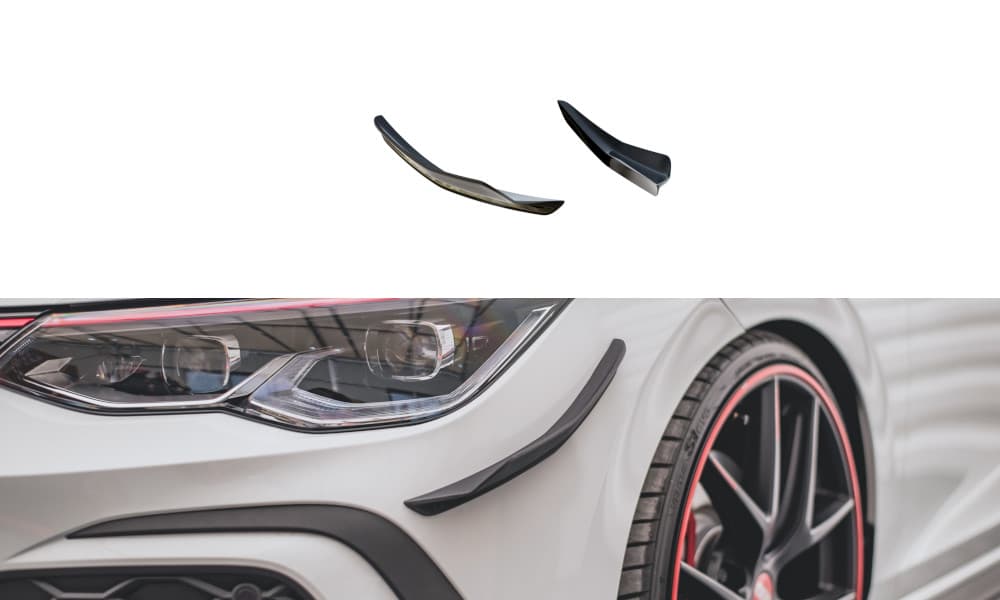 VW GOLF 8 GTI - MAXTON DESIGN FLAPS WINGS CANARDS