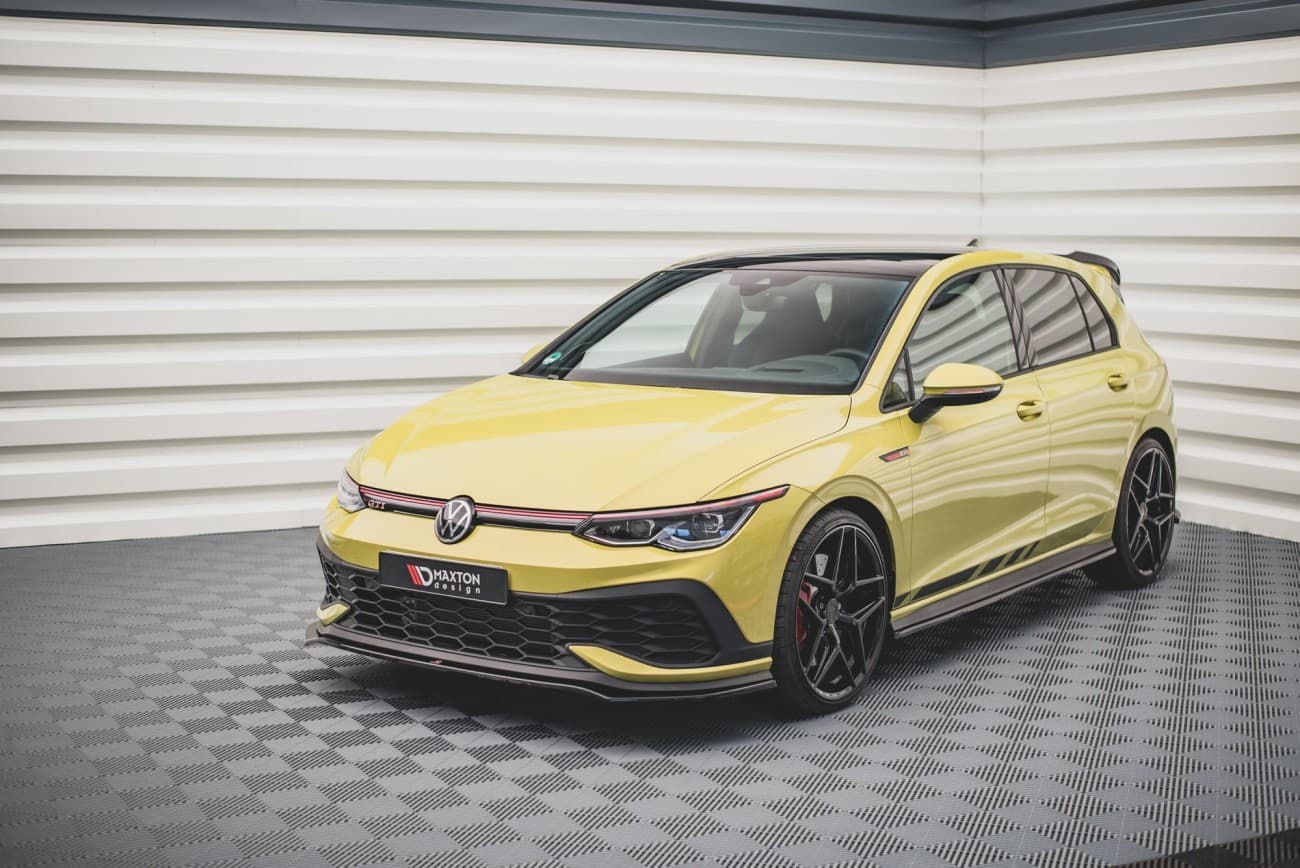 VW GOLF 8 GTI CLUBSPORT - MAXTON DESIGN FRONTSPOILER LIPPE – Bild 3