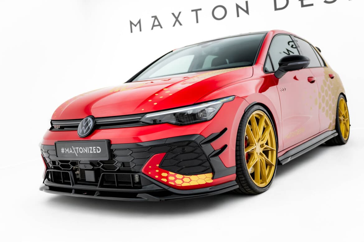 VW GOLF 8.5 GTI CLUBSPORT - MAXTON DESIGN FRONTSPOILER LIPPE V.1 (DTC) – Bild 3