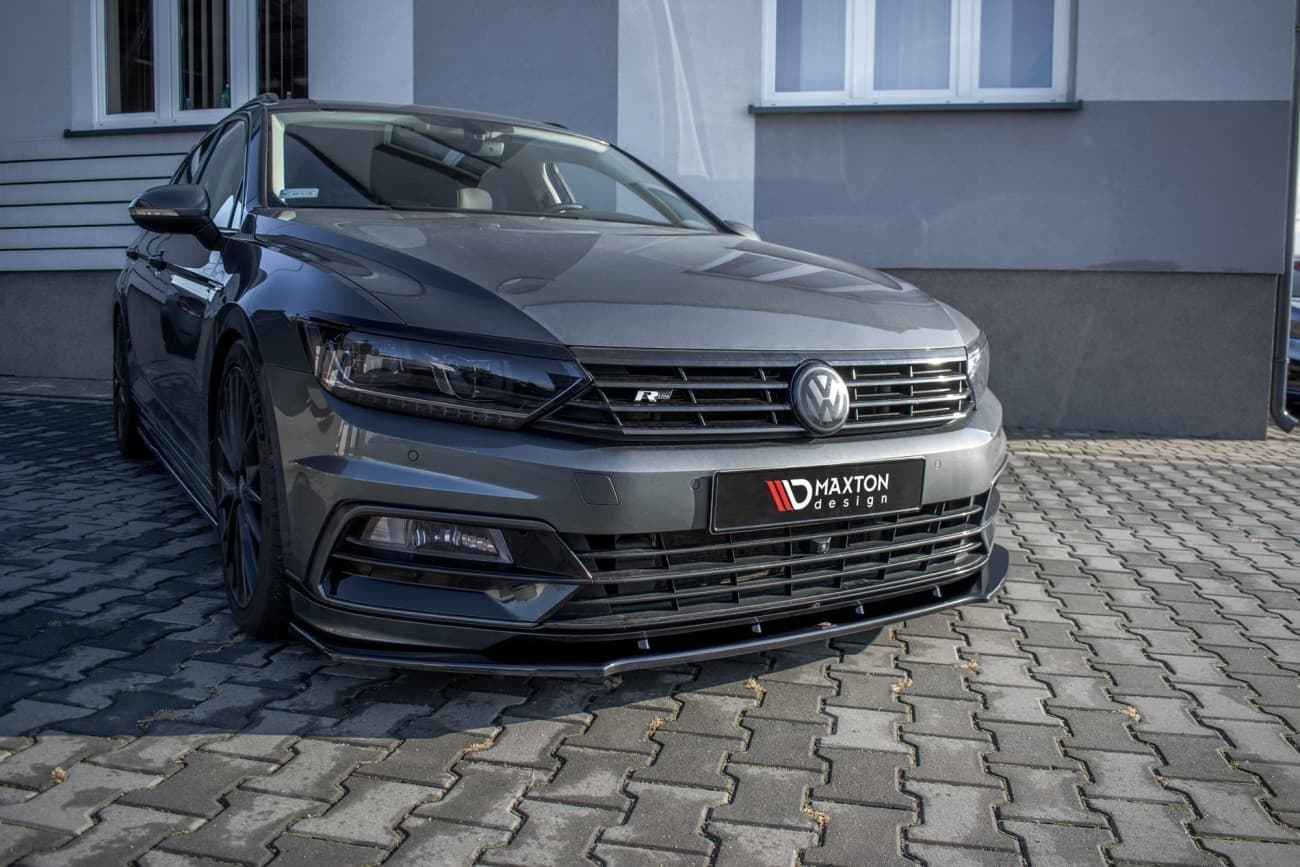 VW PASSAT R-LINE - MAXTON DESIGN FRONTSPOILER LIPPE V.1 – Bild 3