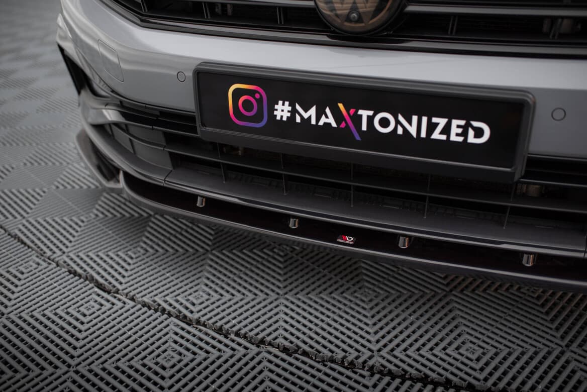 VW PASSAT R-LINE 2019+ - MAXTON DESIGN FRONTSPOILER LIPPE V.2 – Bild 2