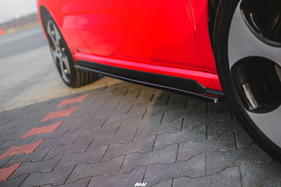 VW POLO GTI - MAXTON DESIGN SEITENSCHWELLER ANSATZ CUP LEISTEN – Bild 2