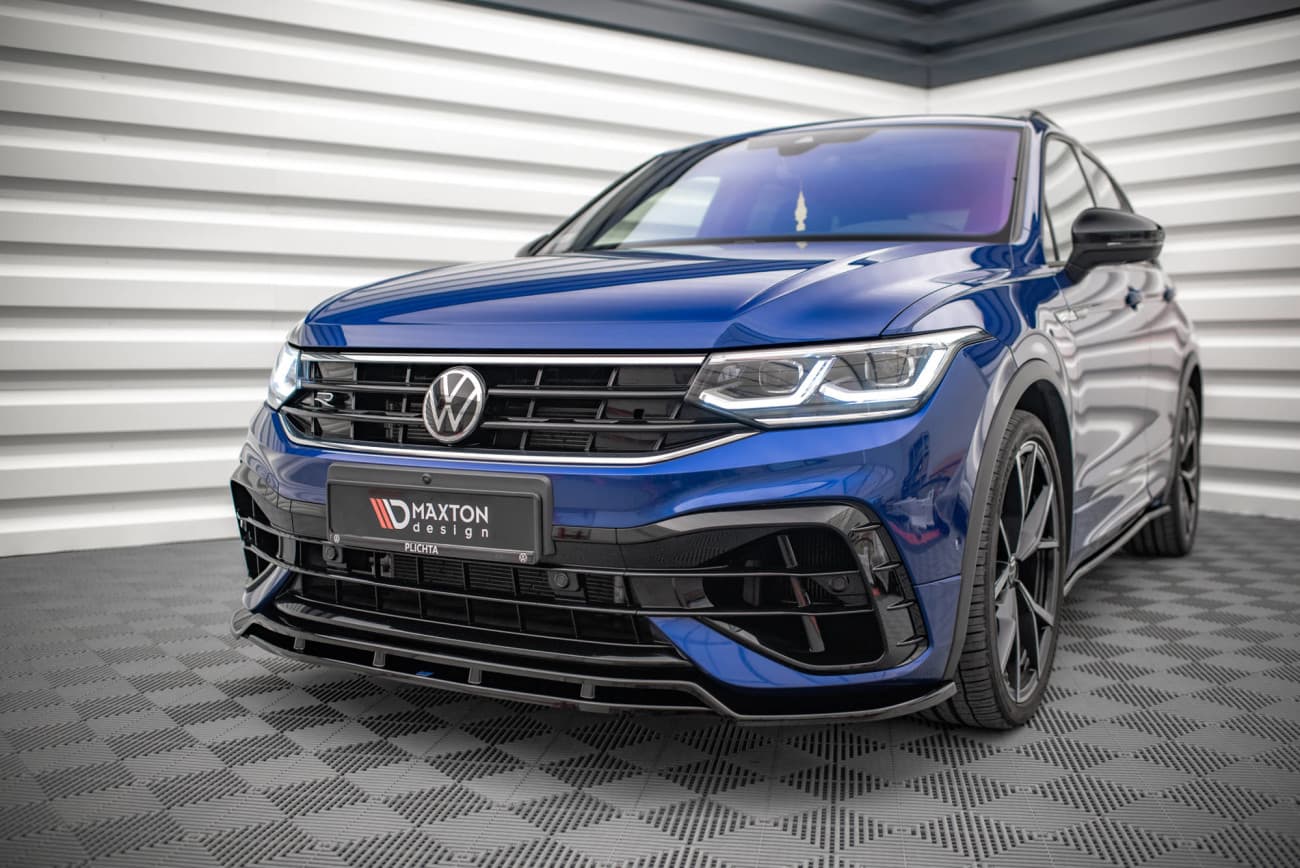 VW TIGUAN R-LINE 2020+ - MAXTON DESIGN FRONTSPOILER LIPPE (DTC) – Bild 5