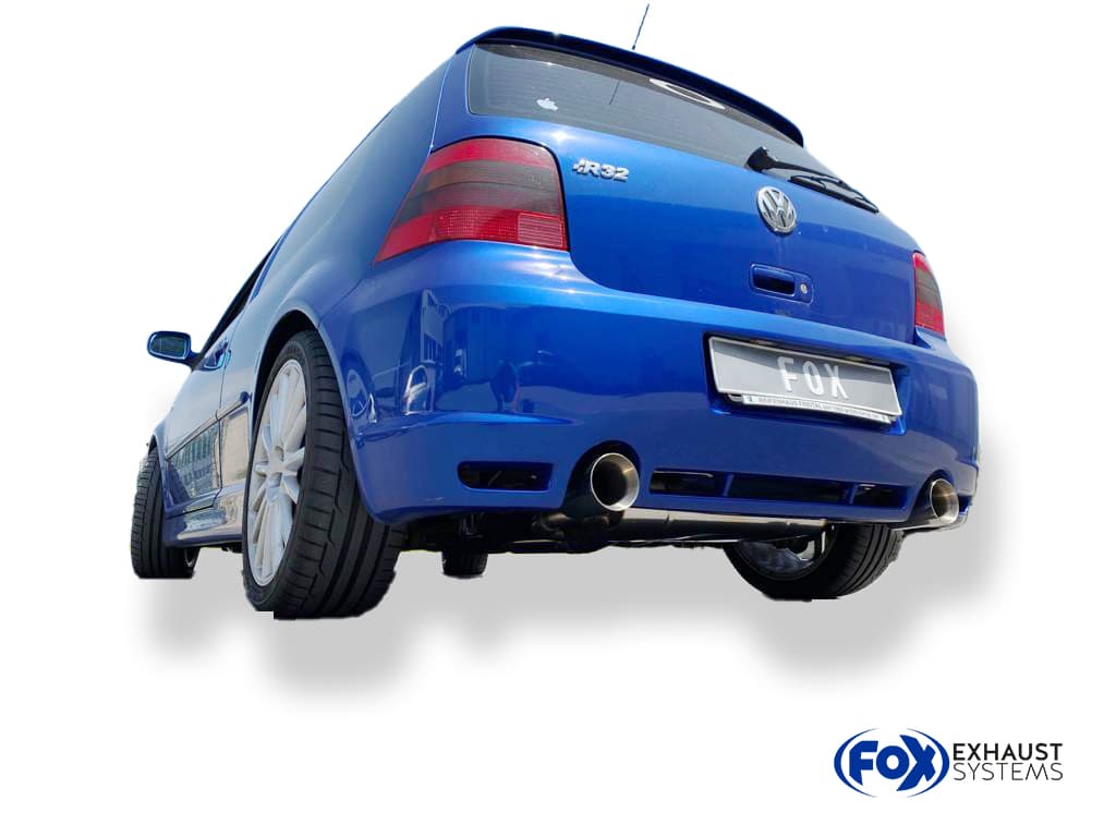 VW GOLF 4 R32 - FOX DUPLEX SPORTAUSPUFF – Bild 4