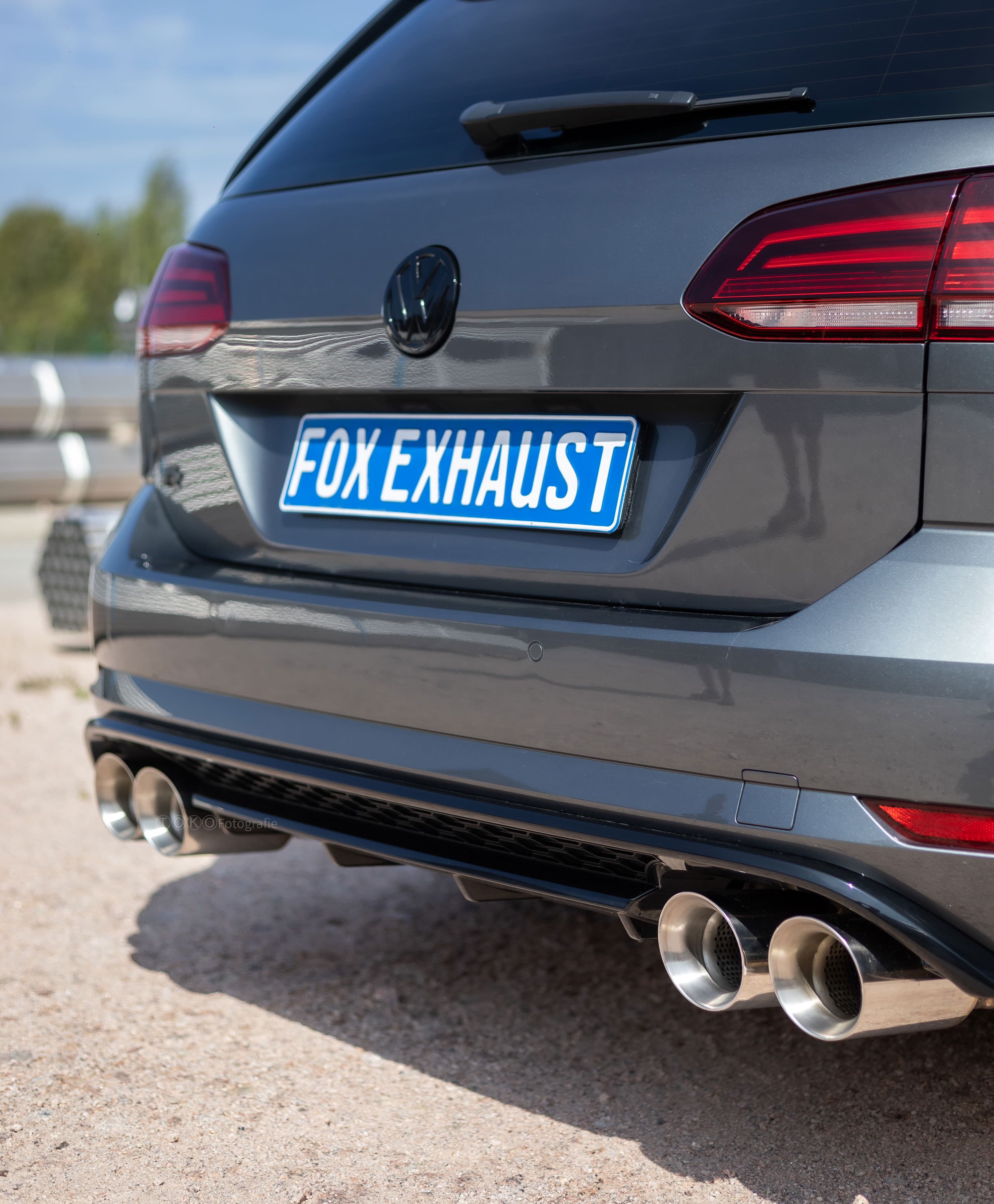 VW GOLF 7 R VARIANT FACELIFT - FOX DUPLEX SPORTAUSPUFF ANLAGE AB KAT – Bild 5