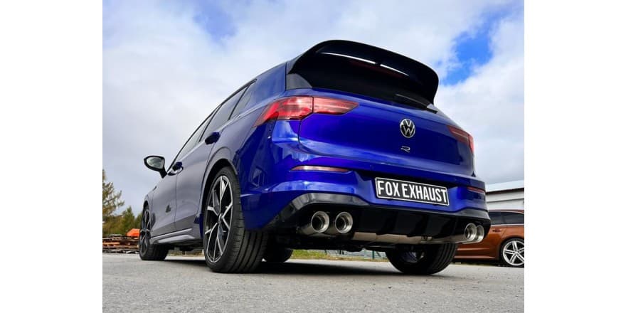 VW GOLF 8 R - DUPLEX SPORTAUSPUFF ANLAGE AB OPF Ø 76MM – Bild 5