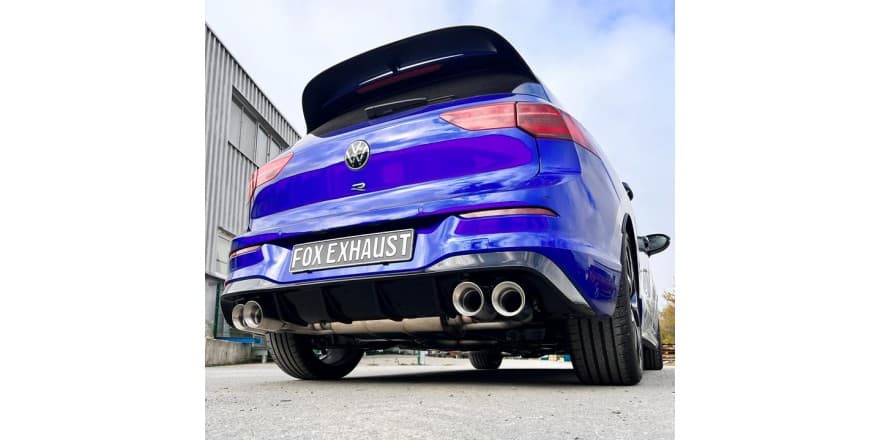 VW GOLF 8 R - DUPLEX SPORTAUSPUFF ANLAGE AB OPF Ø 76MM – Bild 2