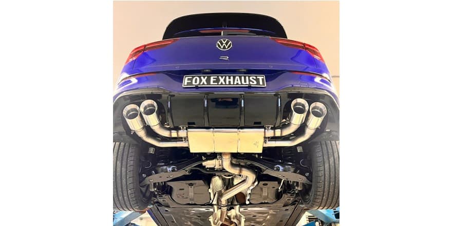 VW GOLF 8 R - DUPLEX SPORTAUSPUFF ANLAGE AB OPF Ø 76MM – Bild 4