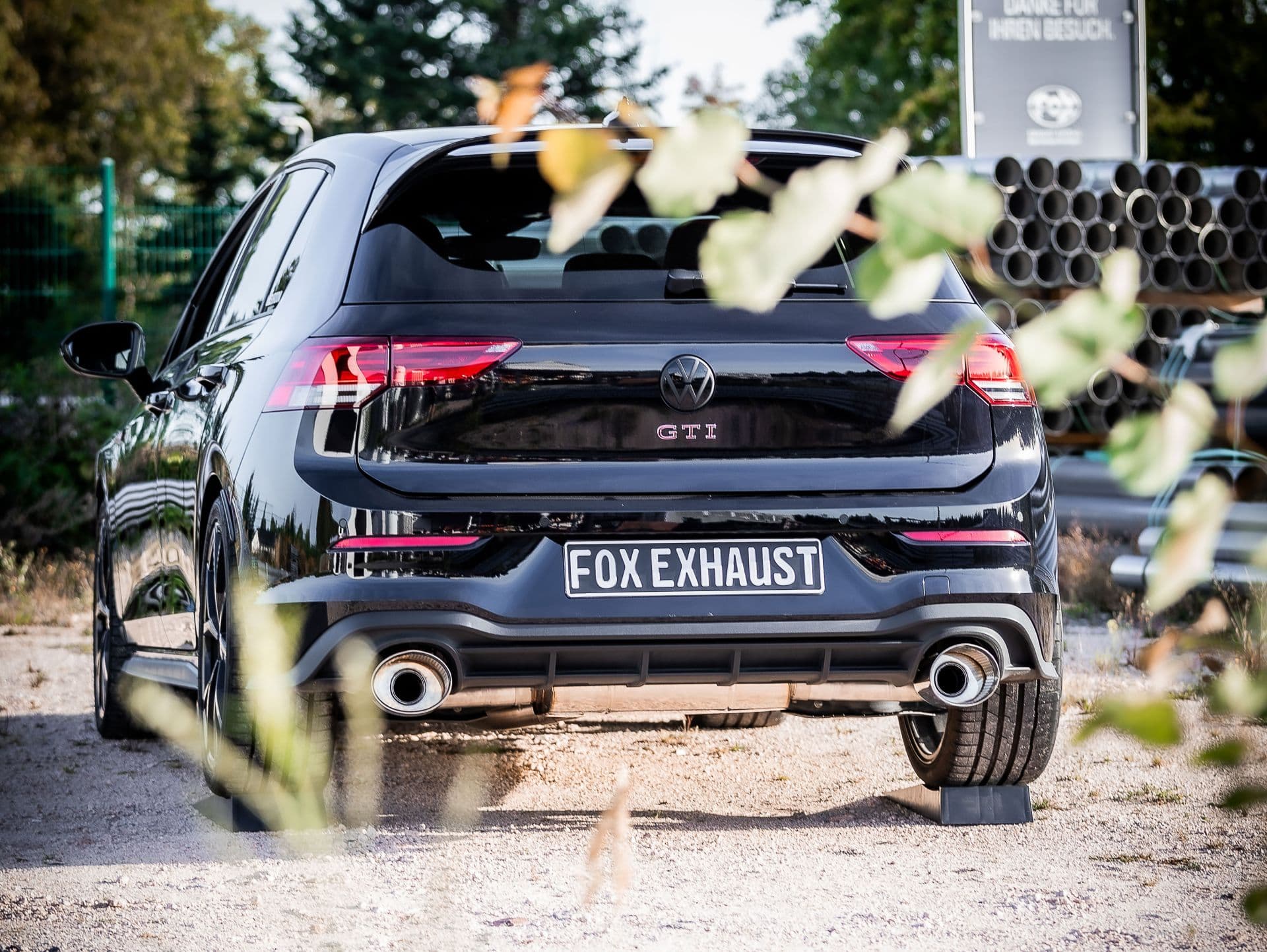 VW GOLF 8 GTI CLUBSPORT - FOX DUPLEX SPORTAUSPUFF ANLAGE AB OPF Ø 80MM – Bild 3