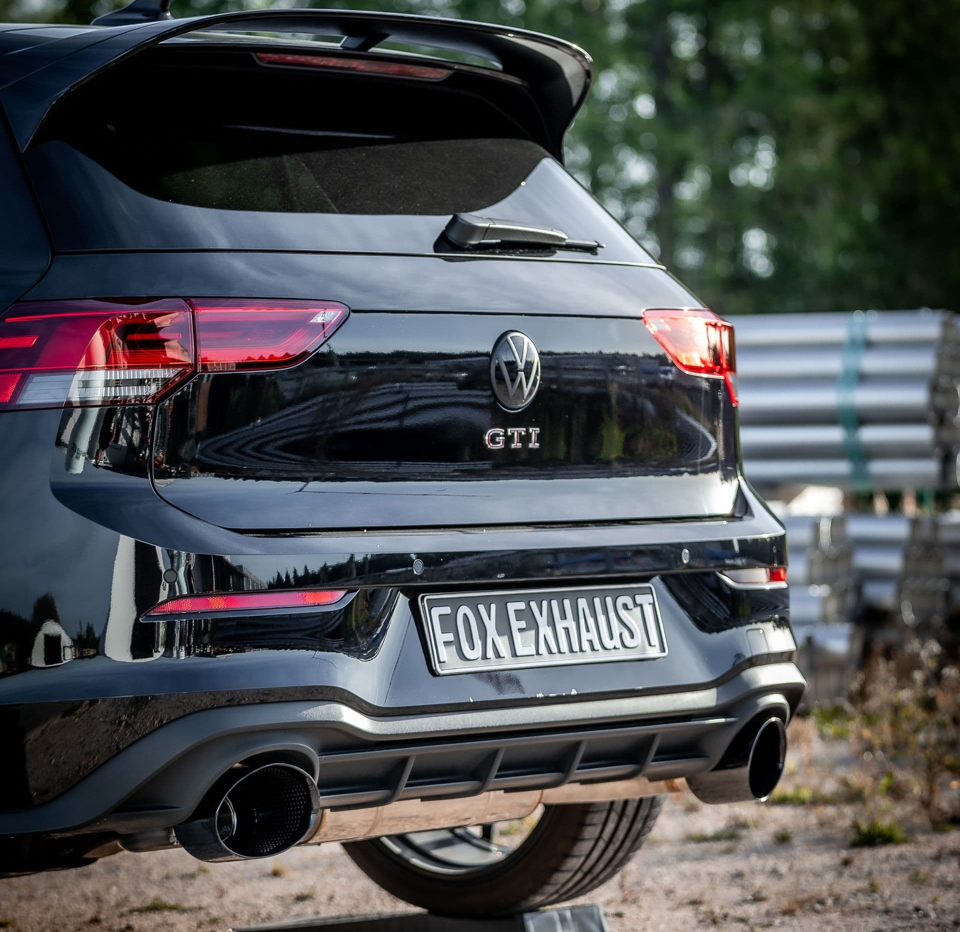 VW GOLF 8 GTI CLUBSPORT - FOX DUPLEX SPORTAUSPUFF ANLAGE AB OPF Ø 80MM – Bild 2