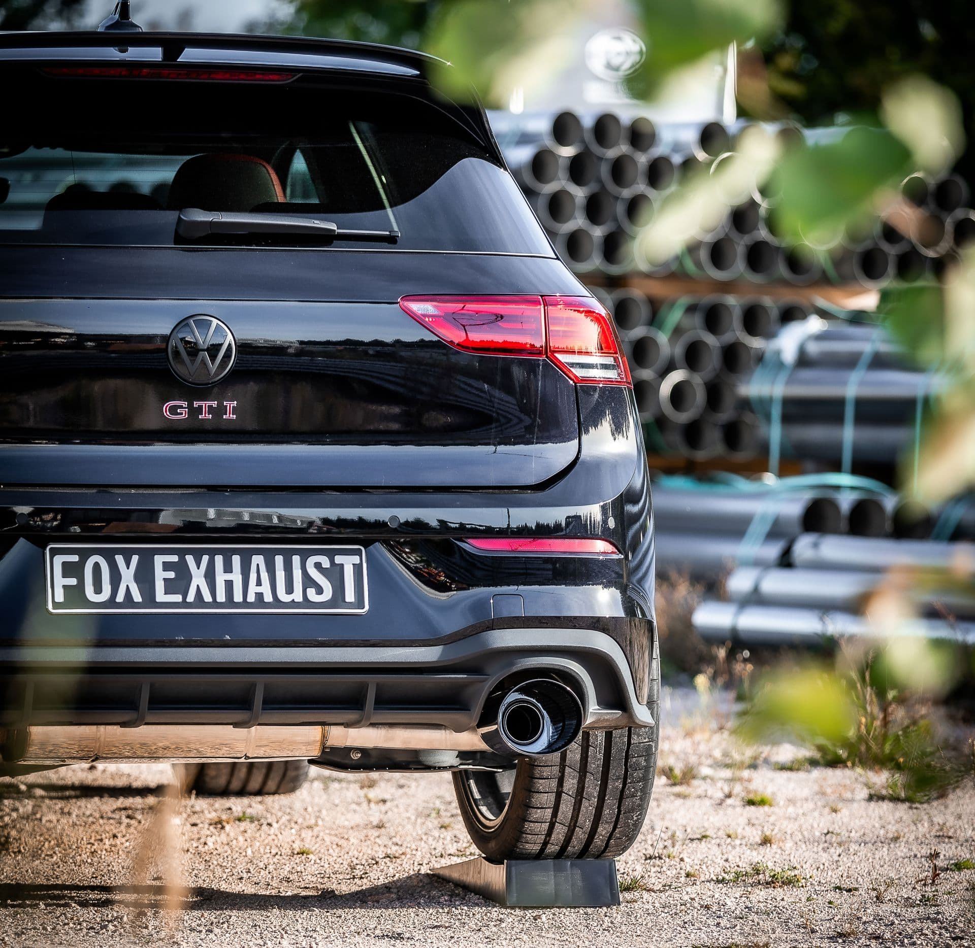 VW GOLF 8 GTI CLUBSPORT - FOX DUPLEX SPORTAUSPUFF ANLAGE AB OPF Ø 80MM – Bild 3