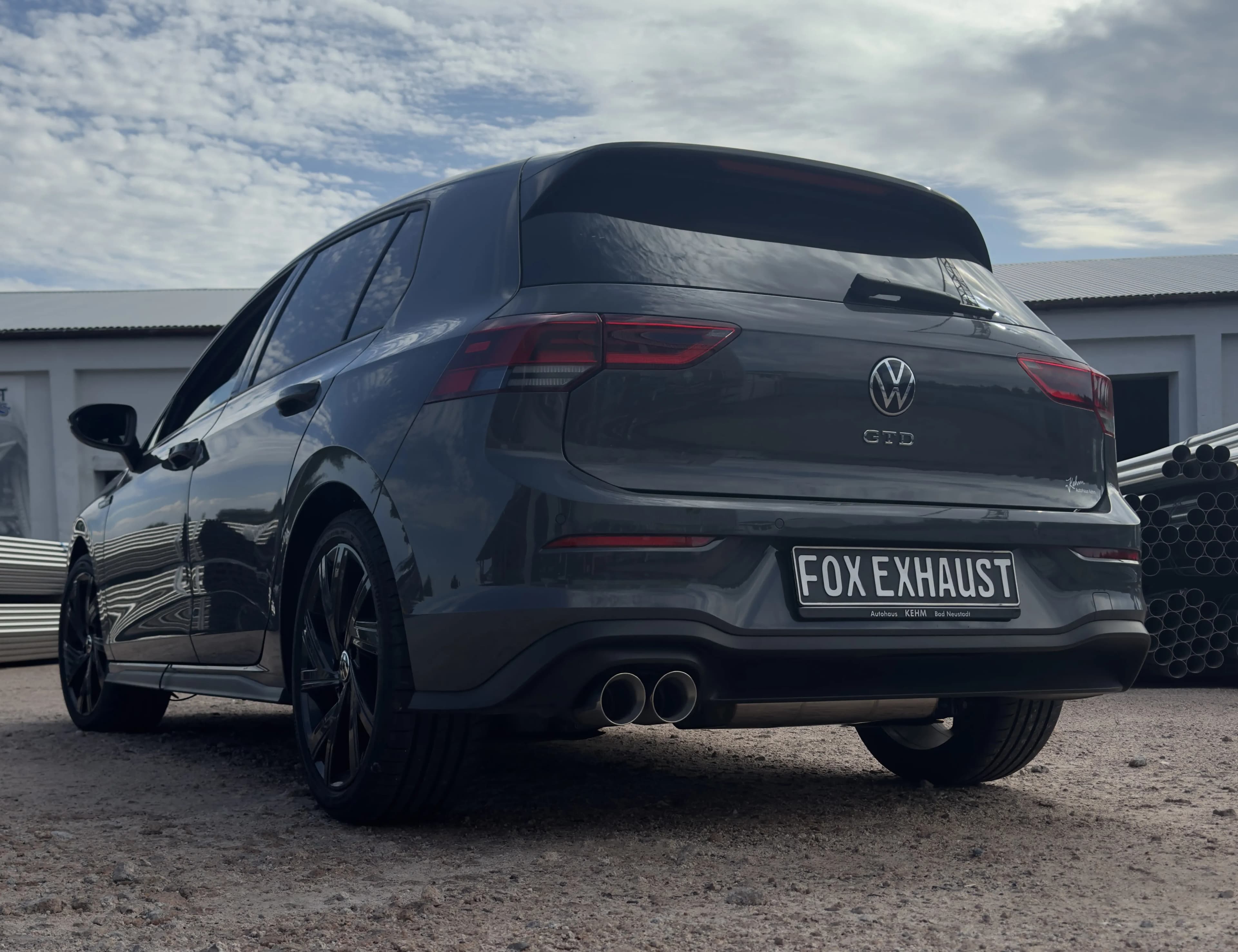 VW GOLF 8 GTD - FOX SPORTAUSPUFF