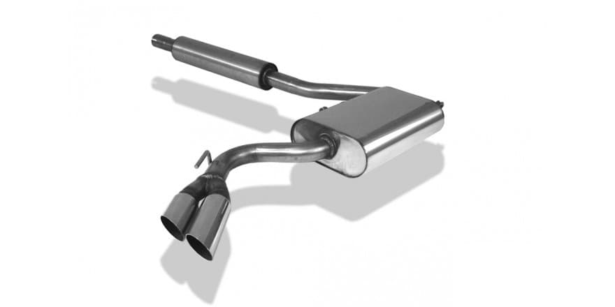 VW CORRADO G60 - FOX HALBAUSPUFFANLAGE AB KATALYSATOR SIDEPIPE