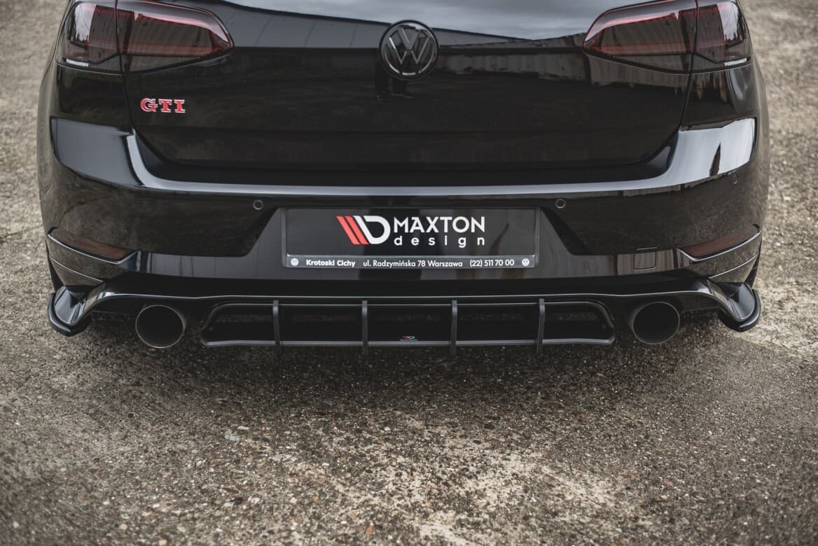 VW GOLF 7.5 GTI TCR - MAXTON DESIGN STREET PRO HECK ANSATZ DIFFUSOR – Bild 3