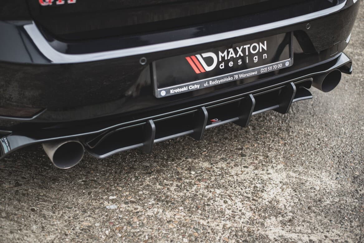 VW GOLF 7.5 GTI TCR - MAXTON DESIGN STREET PRO HECK ANSATZ DIFFUSOR – Bild 5