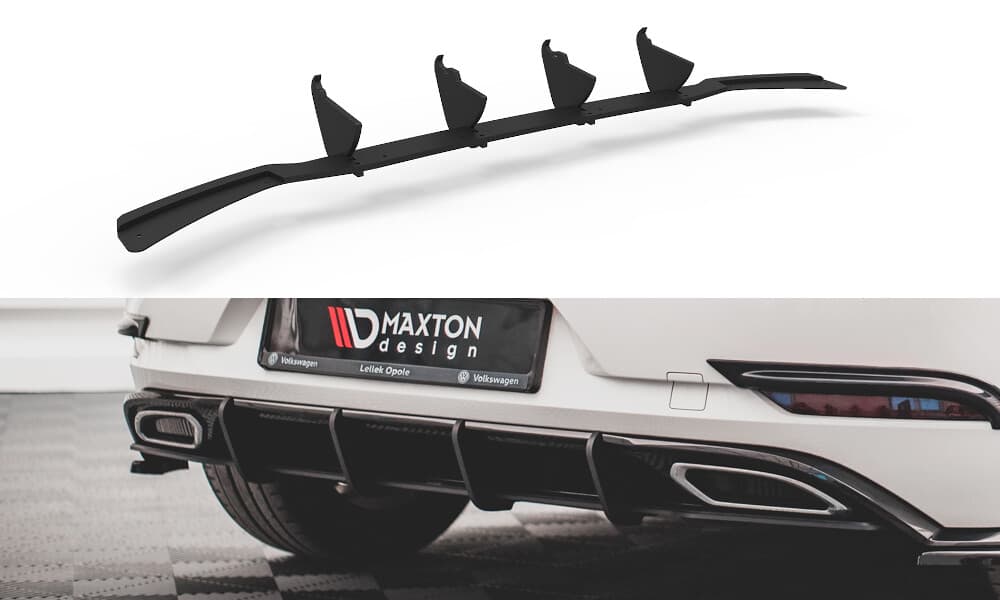 VW GOLF 7.5 R-LINE - MAXTON DESIGN STREET PRO HECK ANSATZ DIFFUSOR – Maxton Design