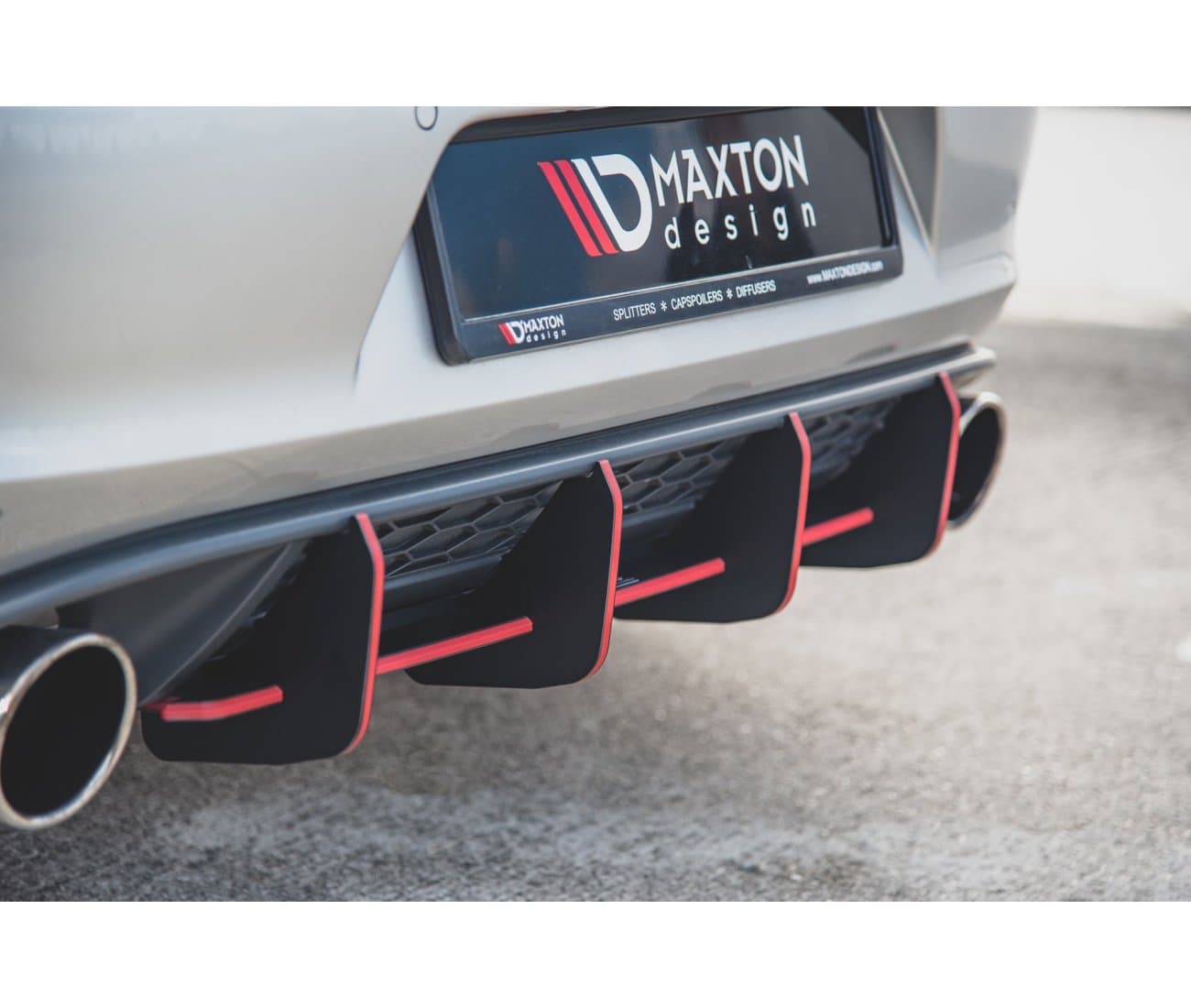 VW GOLF 7 GTI - MAXTON DESIGN HECK ANSATZ DIFFUSOR V.1 – Bild 2