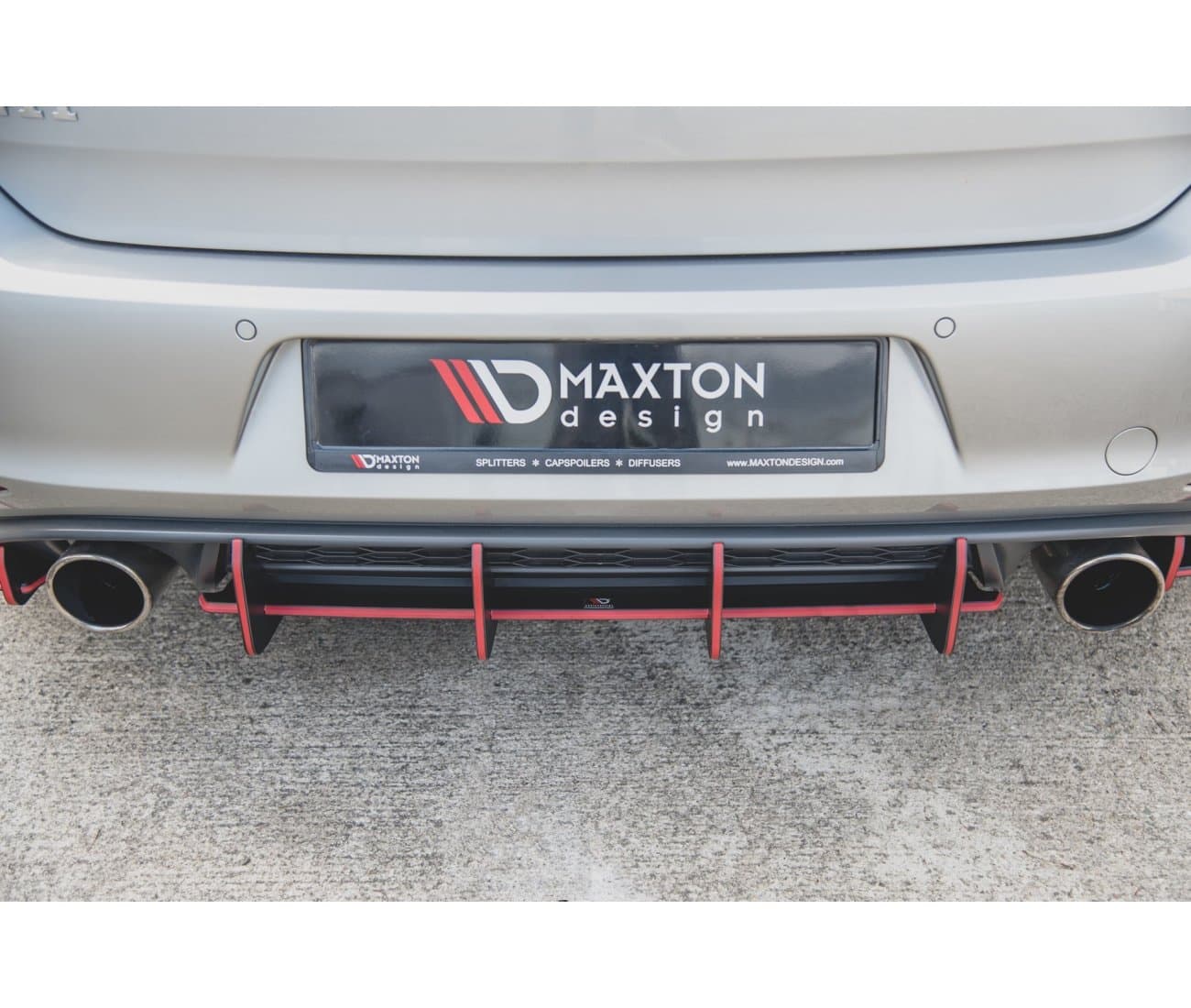 VW GOLF 7 GTI - MAXTON DESIGN HECK ANSATZ DIFFUSOR V.1 – Bild 3